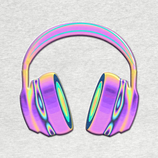 Magenta Headphones by dinaaaaaah